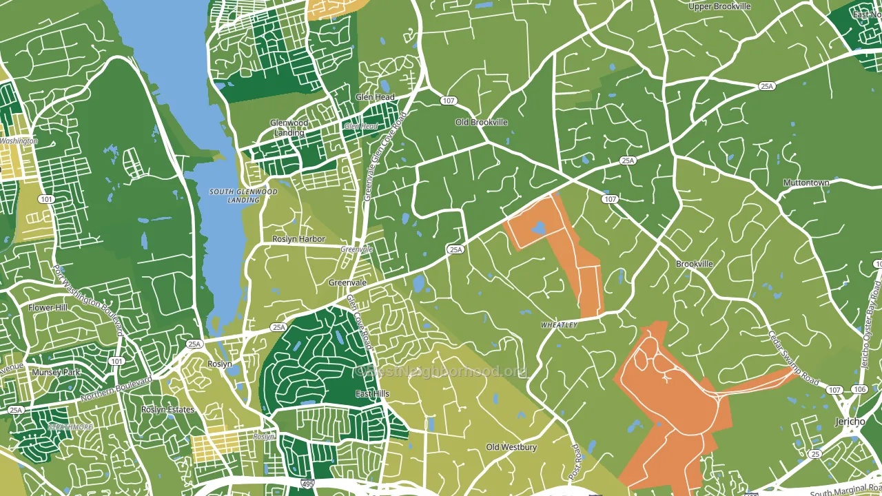 11548, NY block-group voter-turnout map
