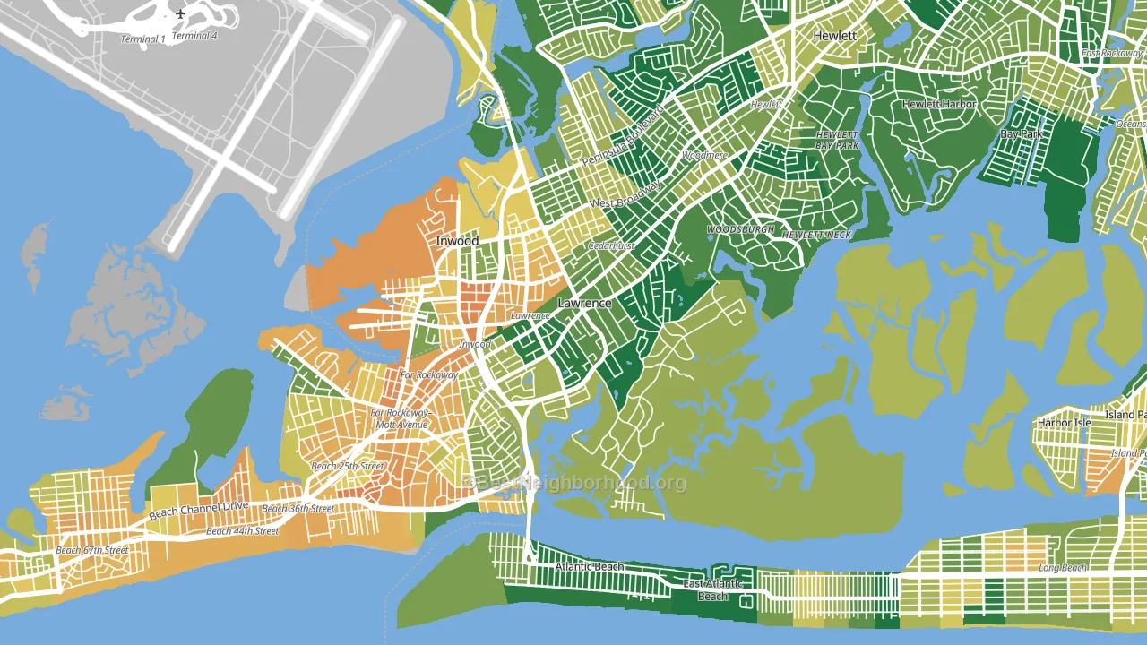 11559, NY block-group voter-turnout map