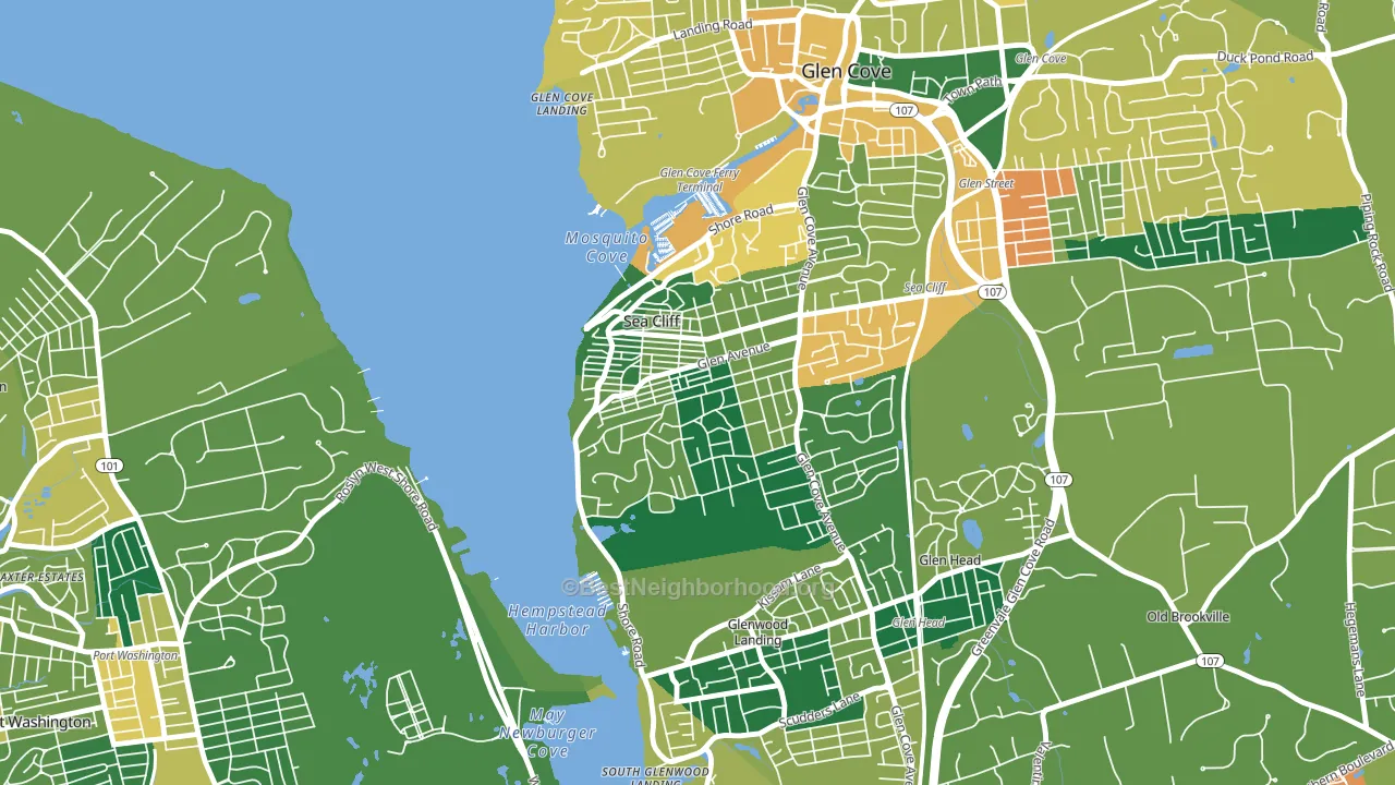 11579, NY block-group voter-turnout map