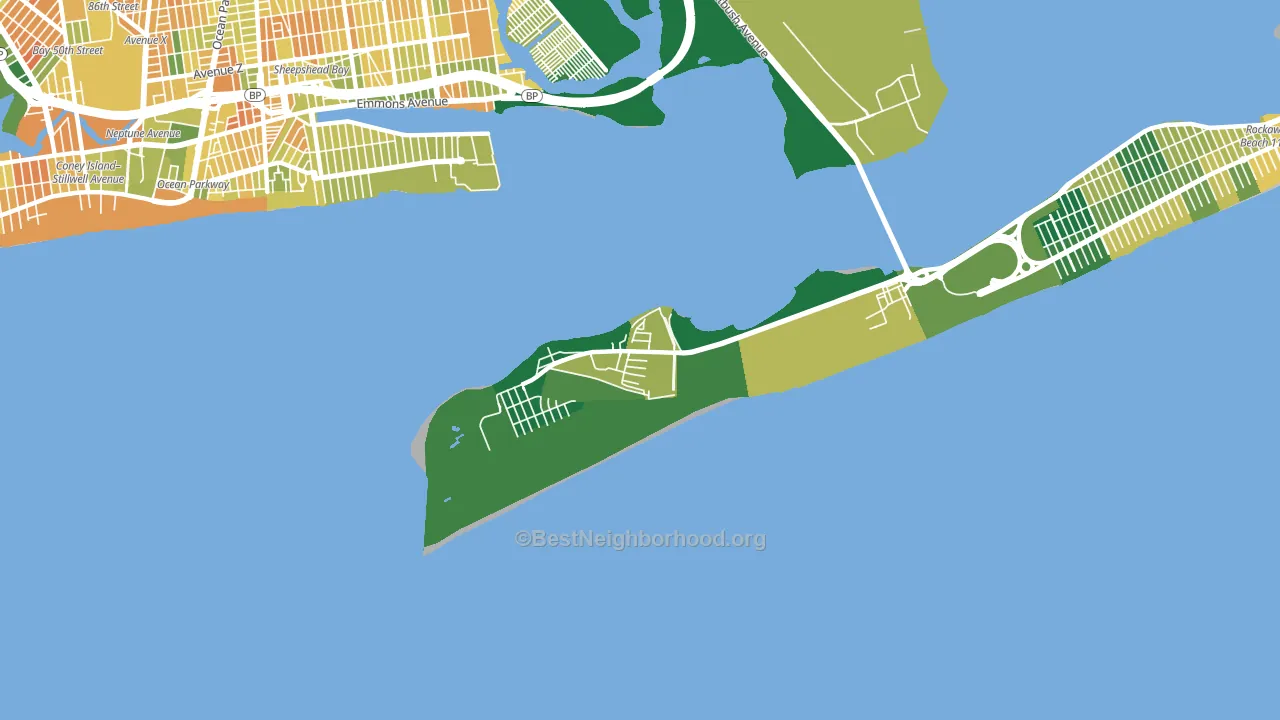 11697, NY block-group voter-turnout map