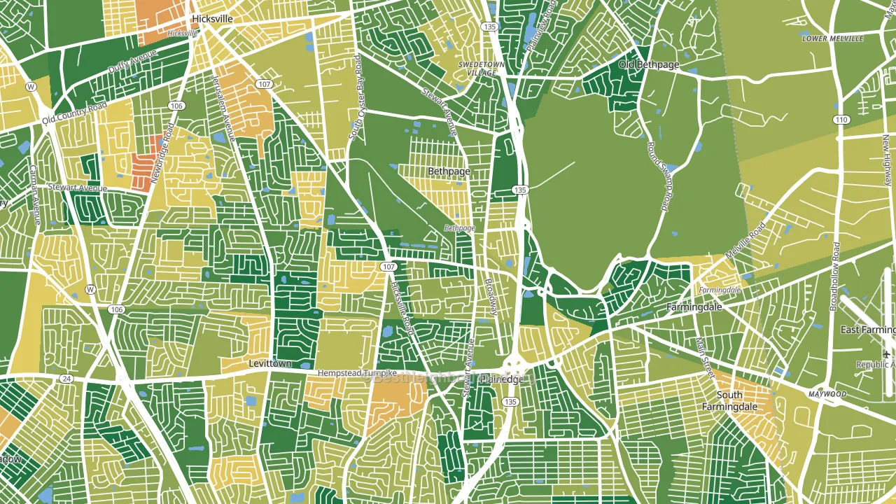 11714, NY block-group voter-turnout map