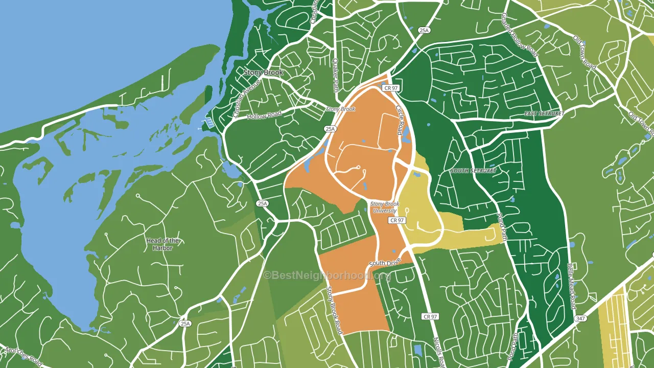 11794, NY block-group voter-turnout map