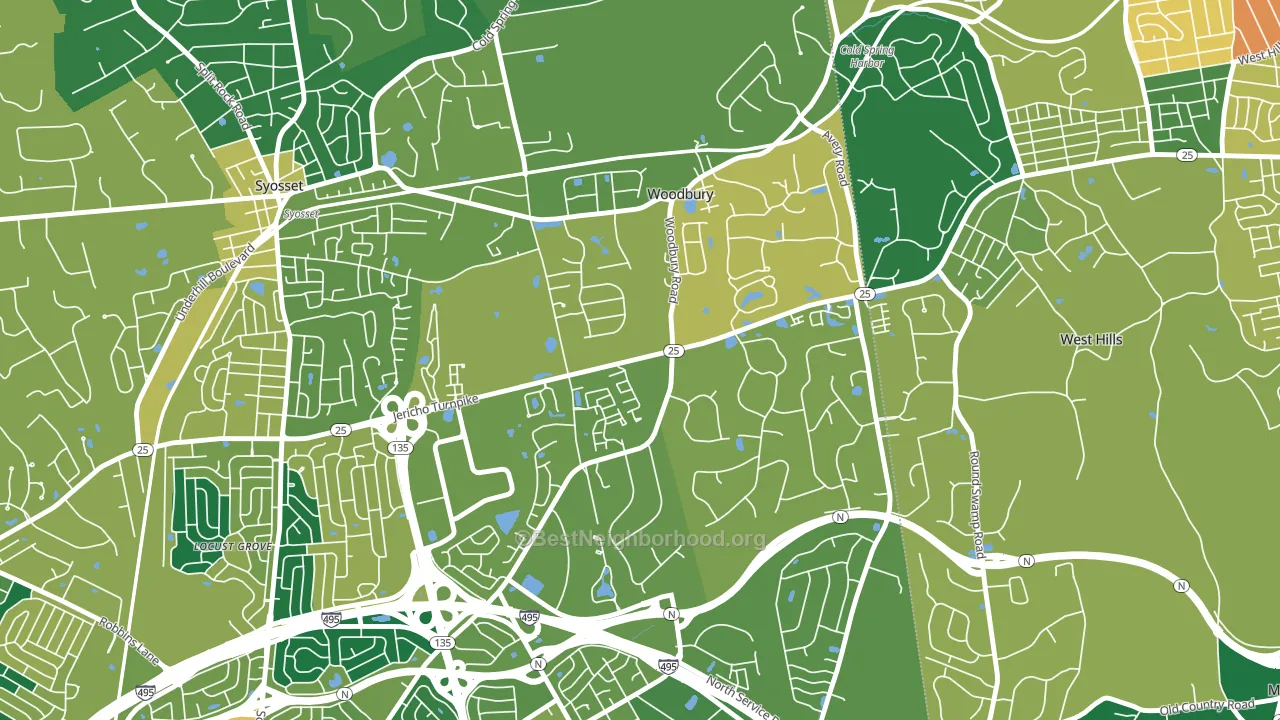 11797, NY block-group voter-turnout map
