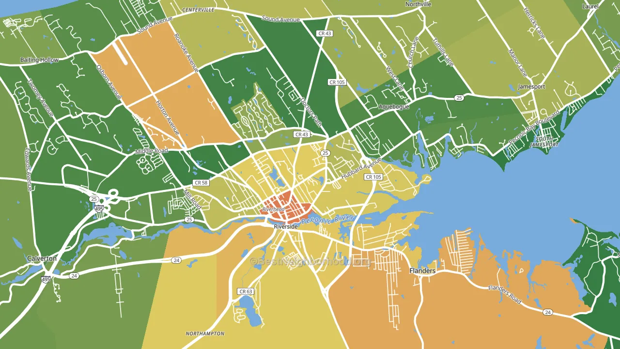 11901, NY block-group voter-turnout map