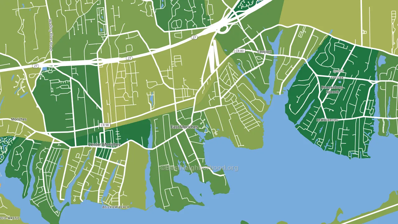 11940, NY block-group voter-turnout map