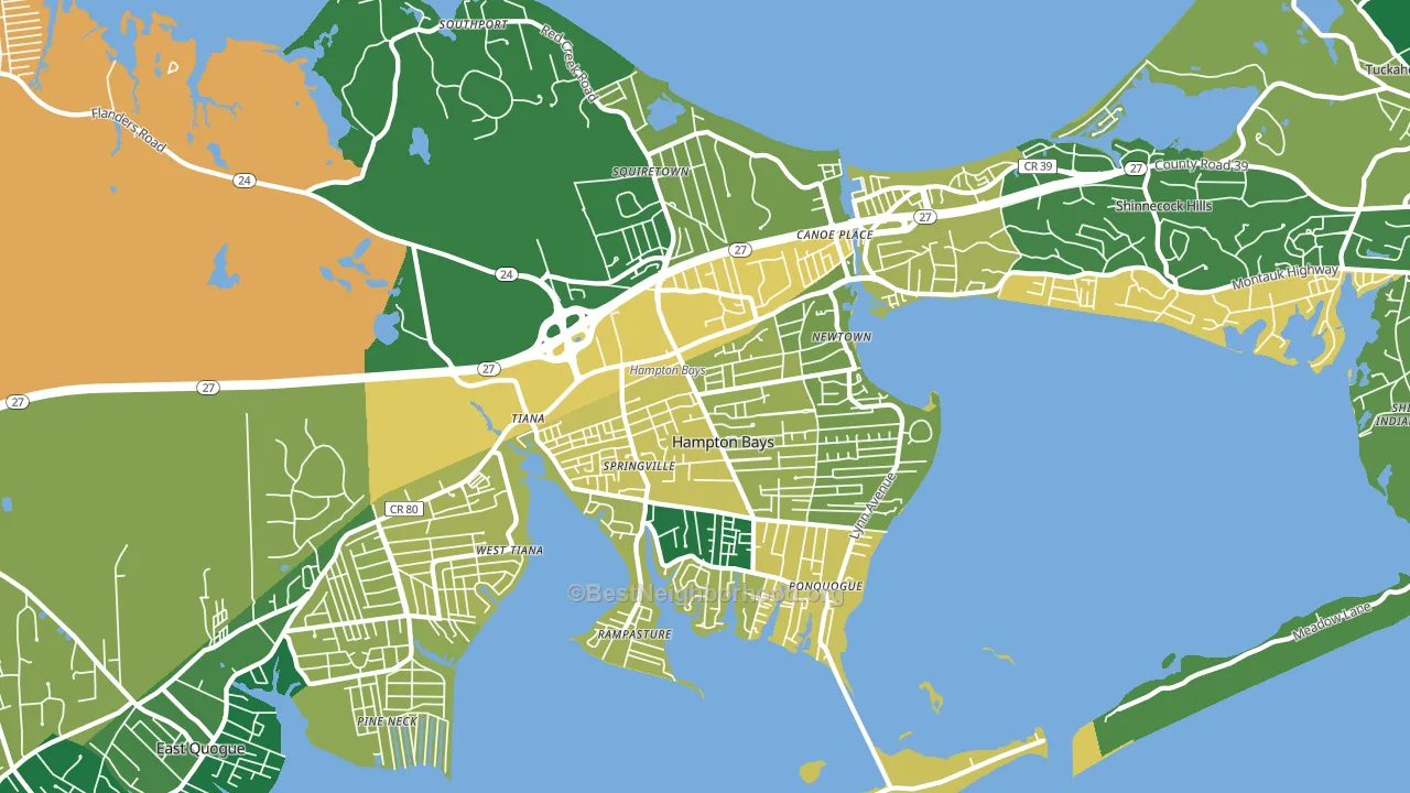 11946, NY block-group voter-turnout map