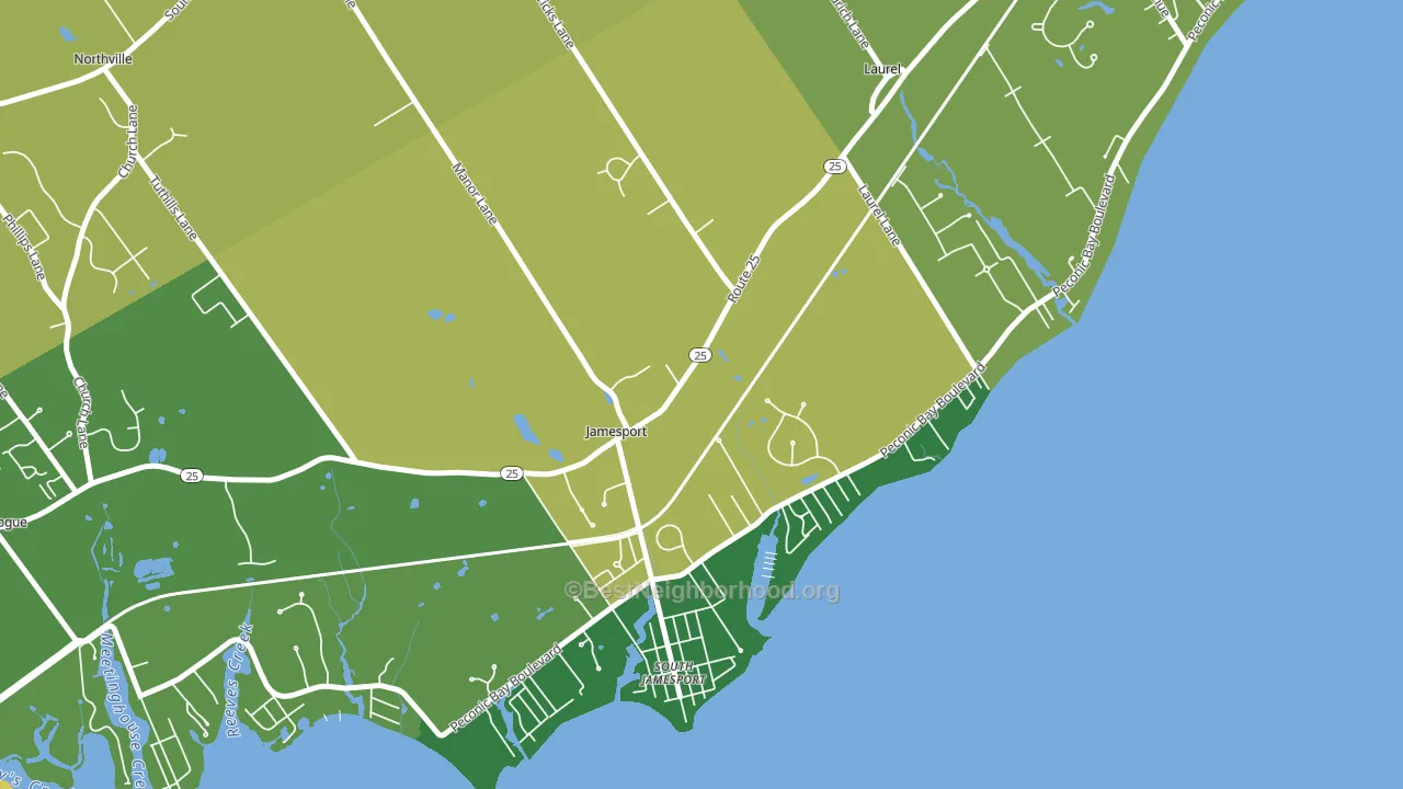 11947, NY block-group voter-turnout map