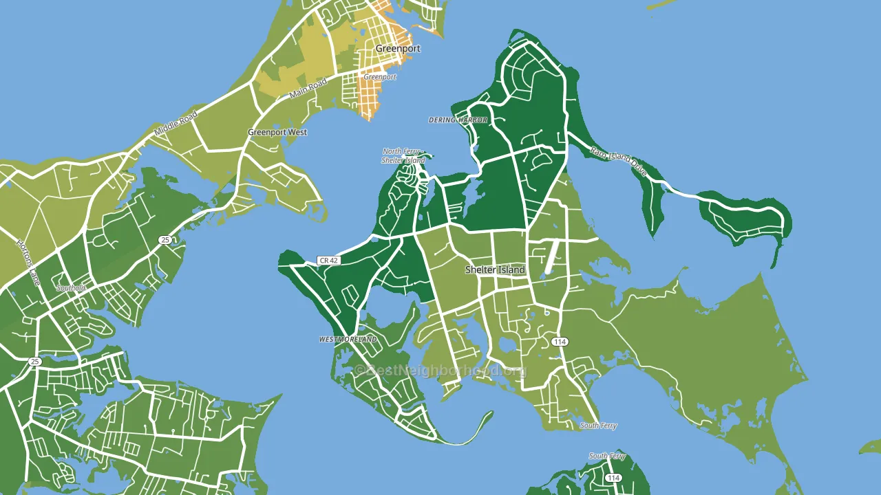 11965, NY block-group voter-turnout map