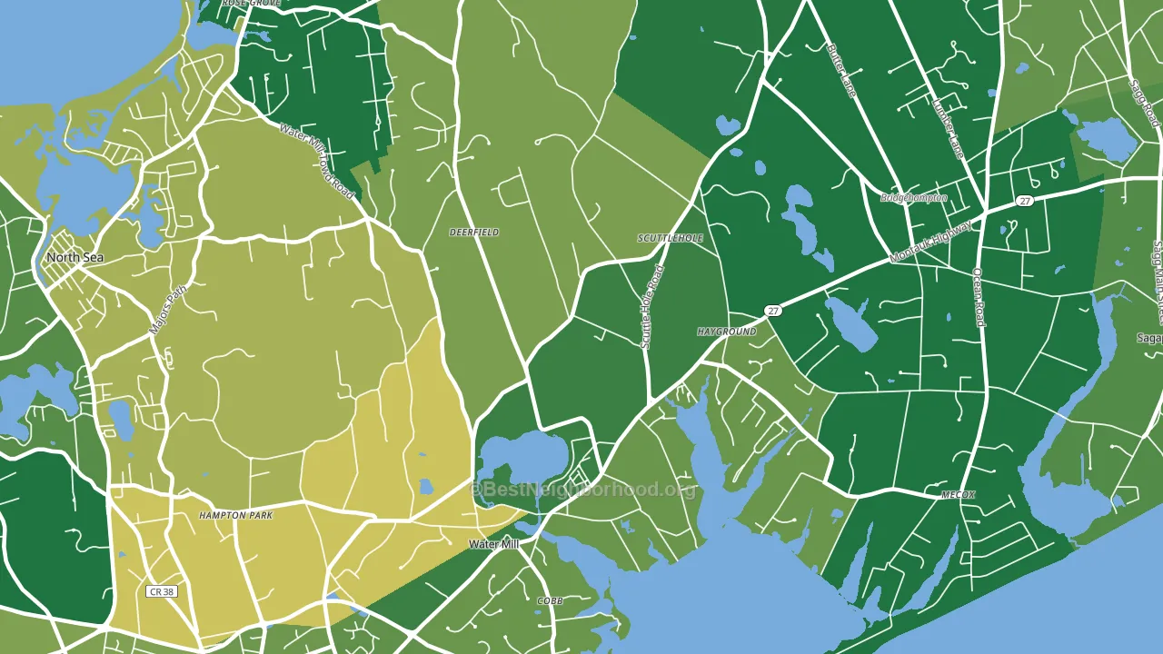 11976, NY block-group voter-turnout map