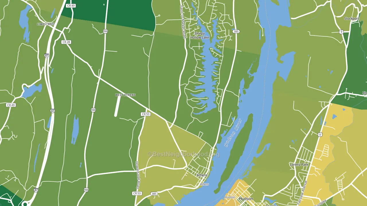12015, NY block-group voter-turnout map