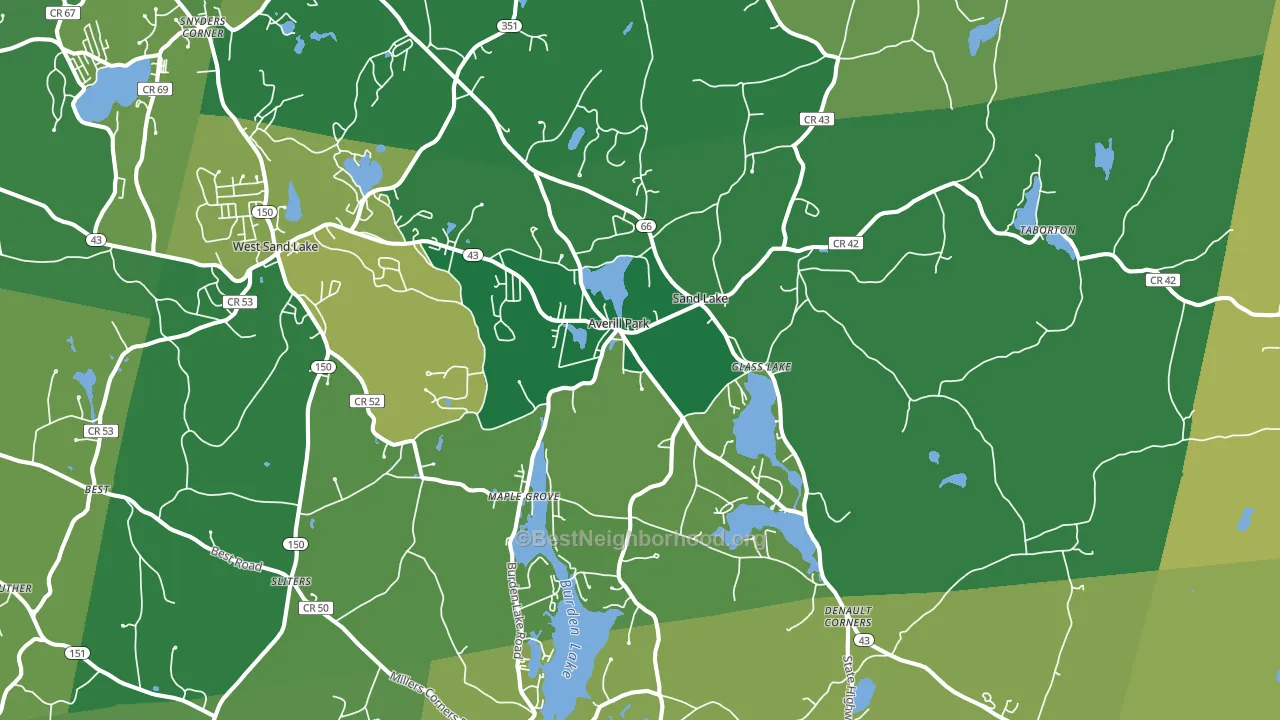 12018, NY block-group voter-turnout map