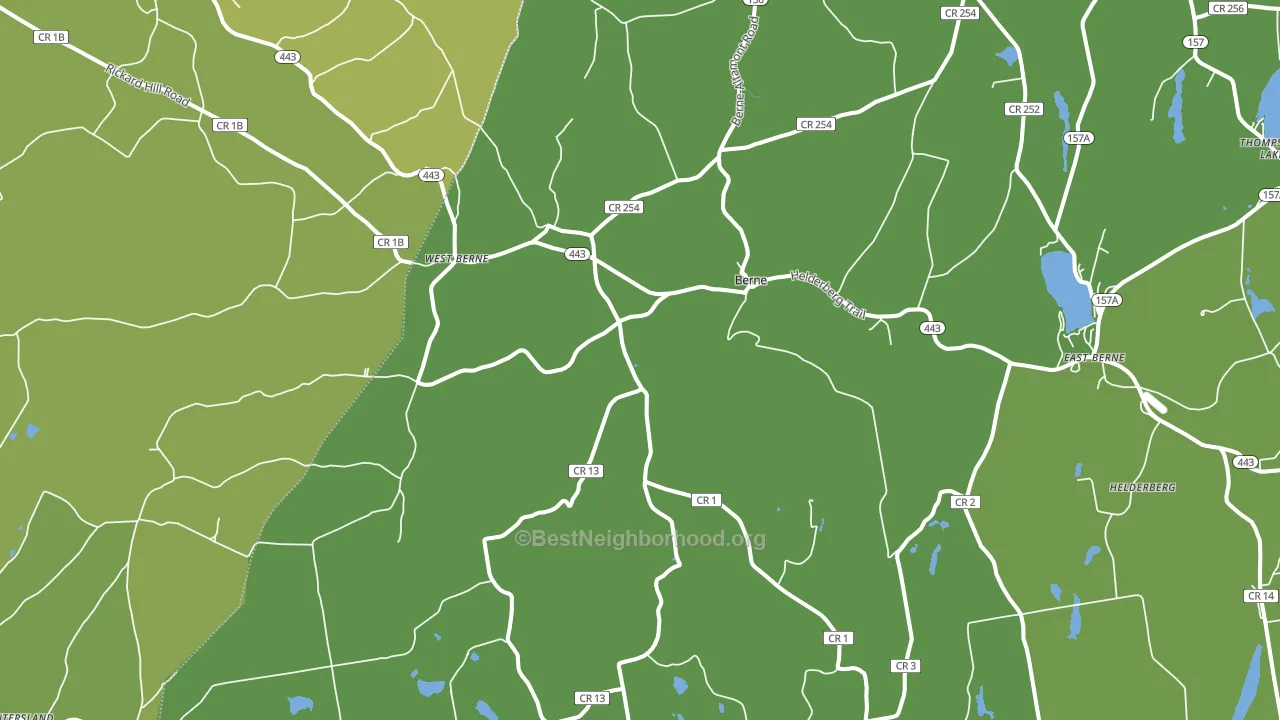 12023, NY block-group voter-turnout map