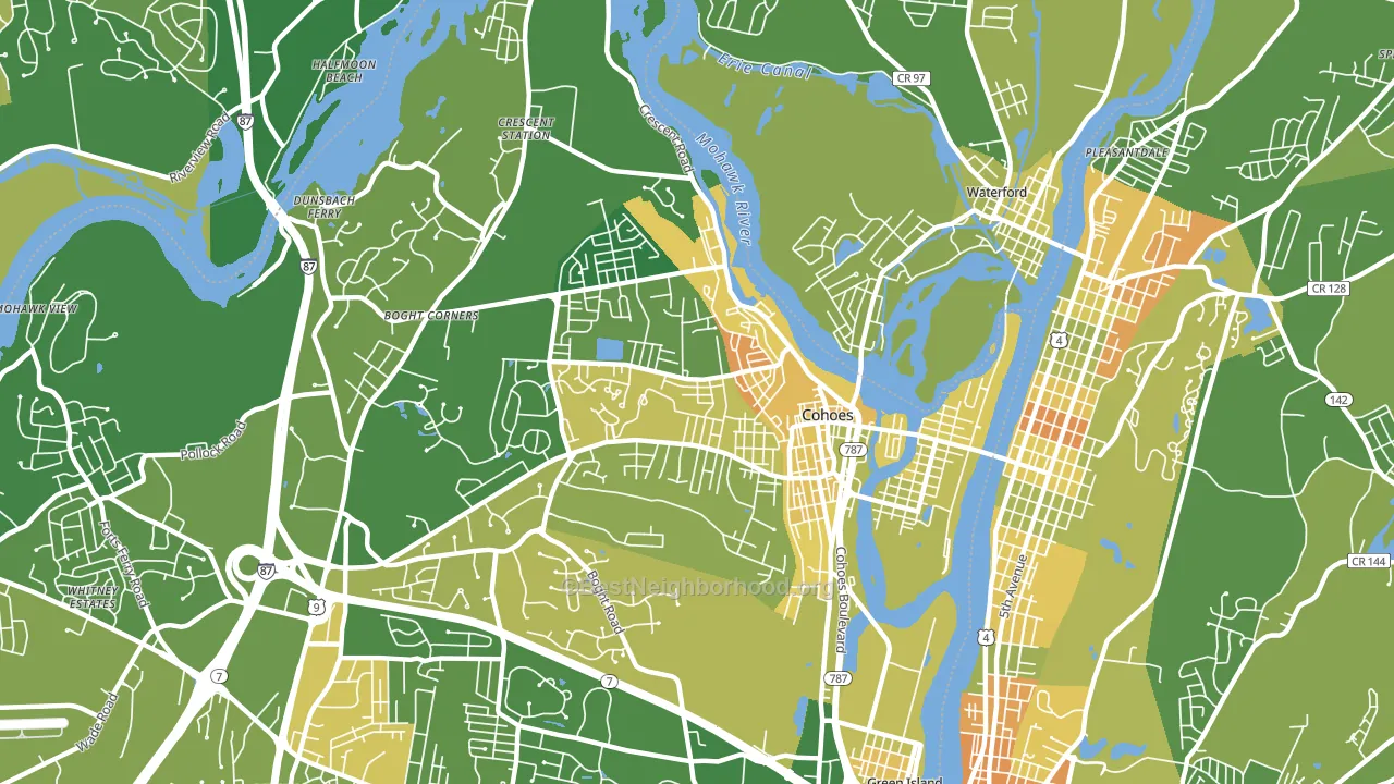 12047, NY block-group voter-turnout map