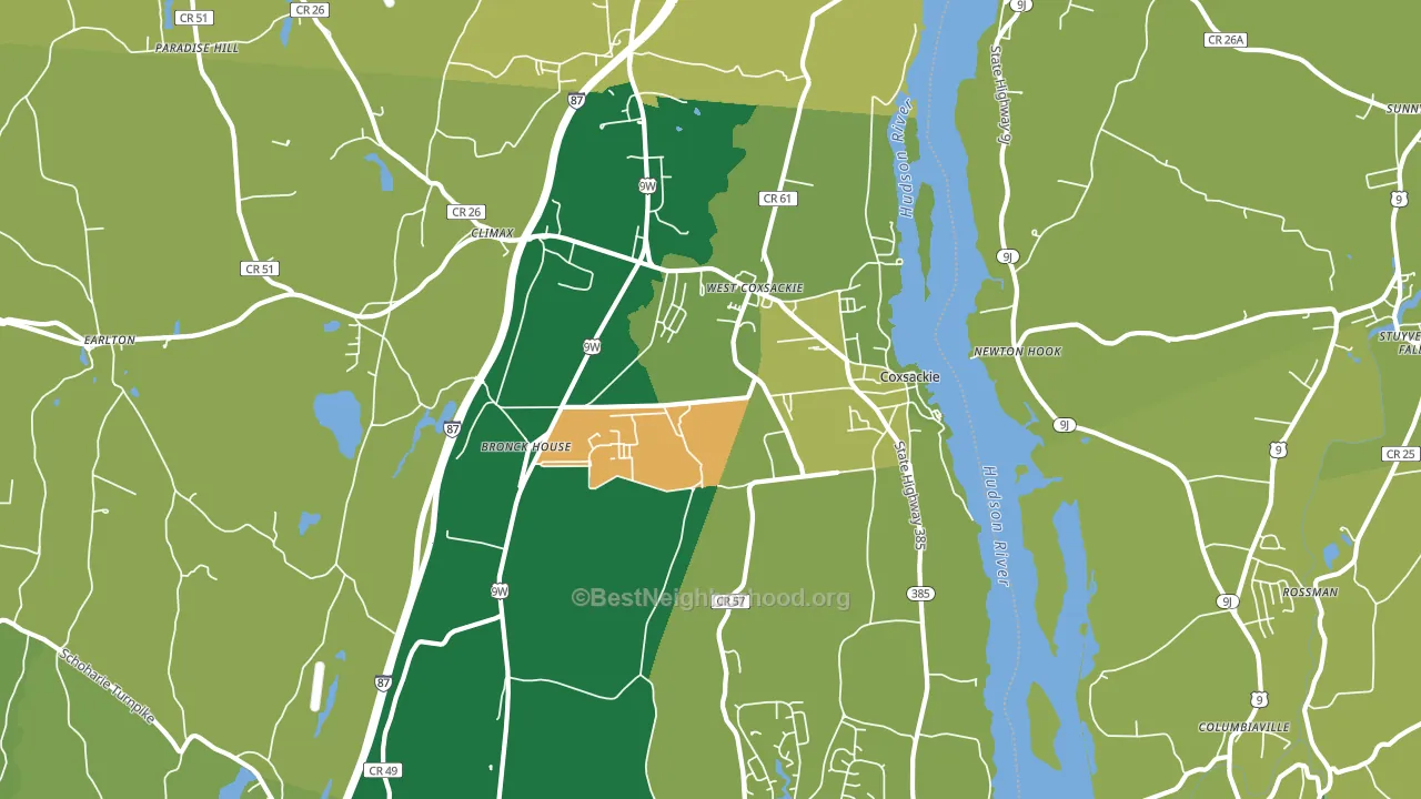 12051, NY block-group voter-turnout map