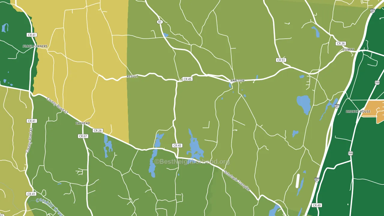 12058, NY block-group voter-turnout map