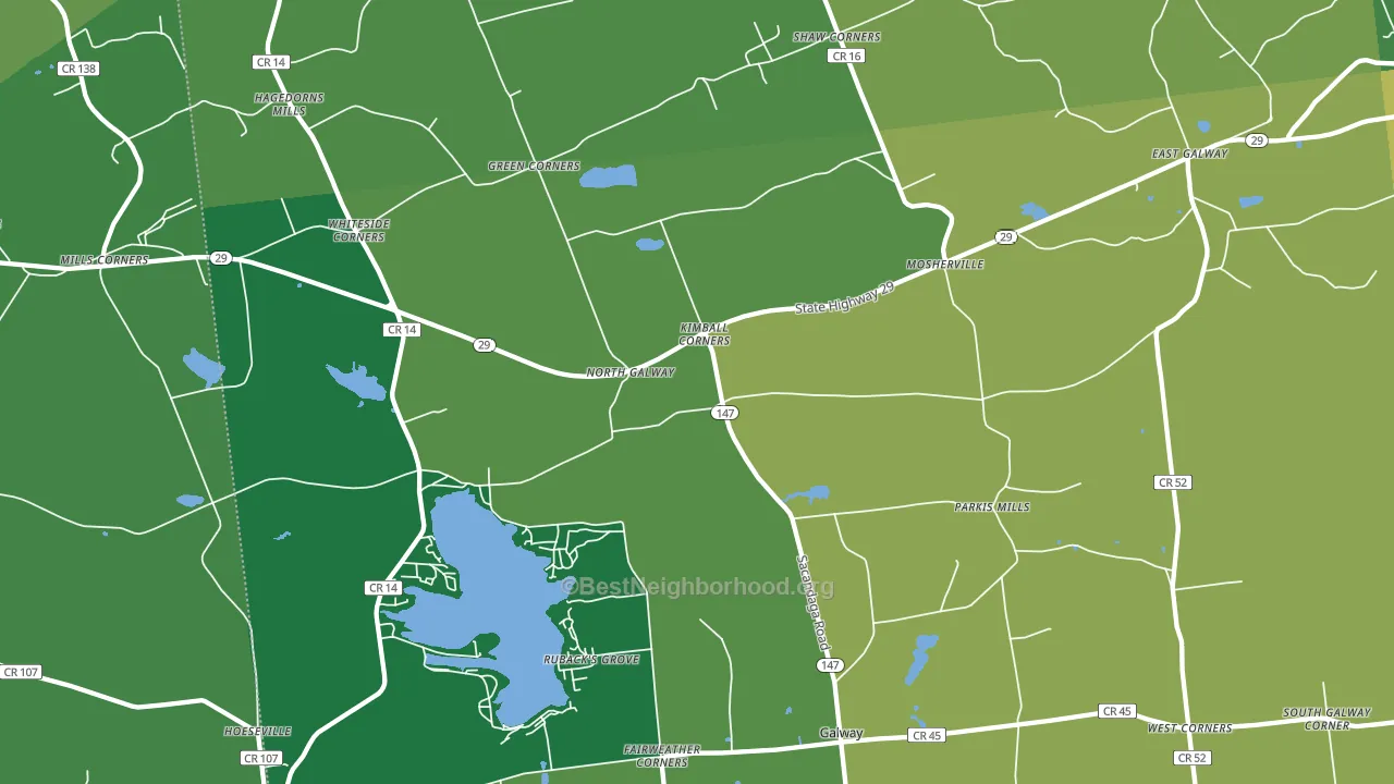 12074, NY block-group voter-turnout map