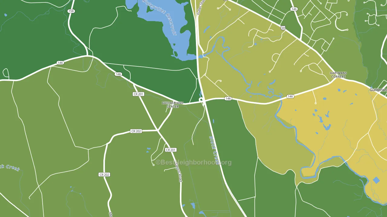 12085, NY block-group voter-turnout map