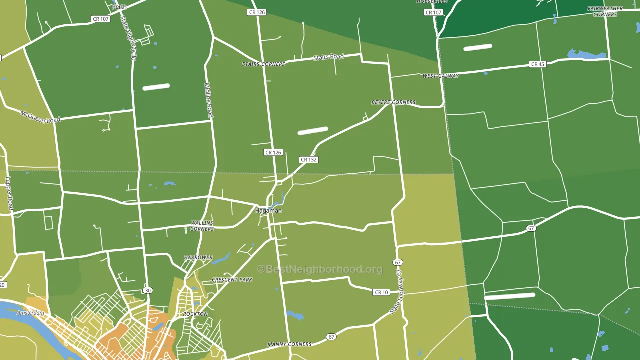 12086, NY block-group voter-turnout map