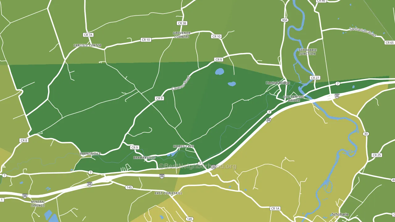 12092, NY block-group voter-turnout map
