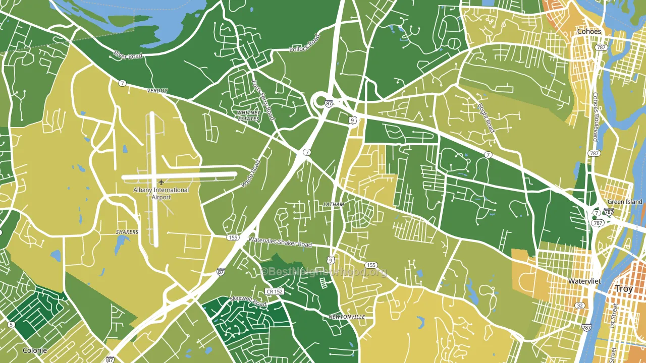 12110, NY block-group voter-turnout map