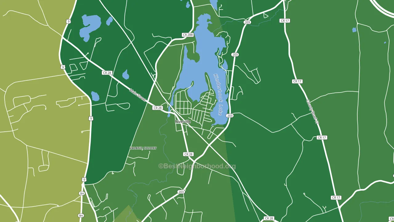 12130, NY block-group voter-turnout map