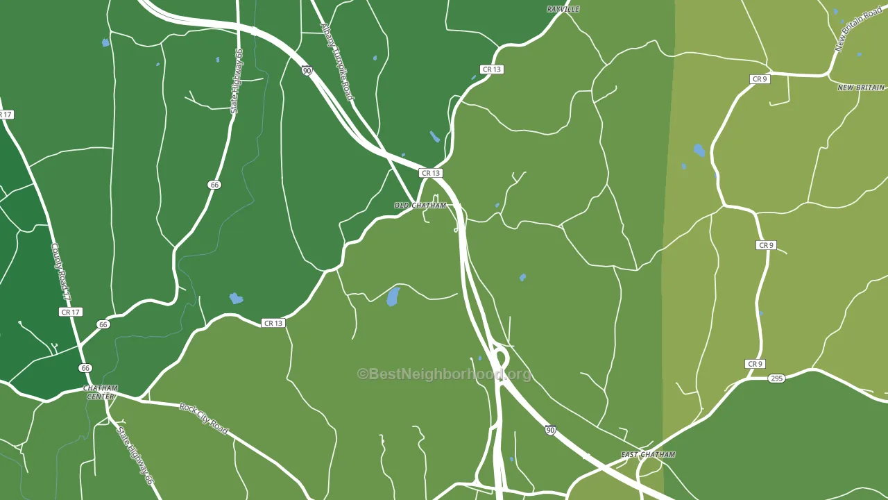 12136, NY block-group voter-turnout map