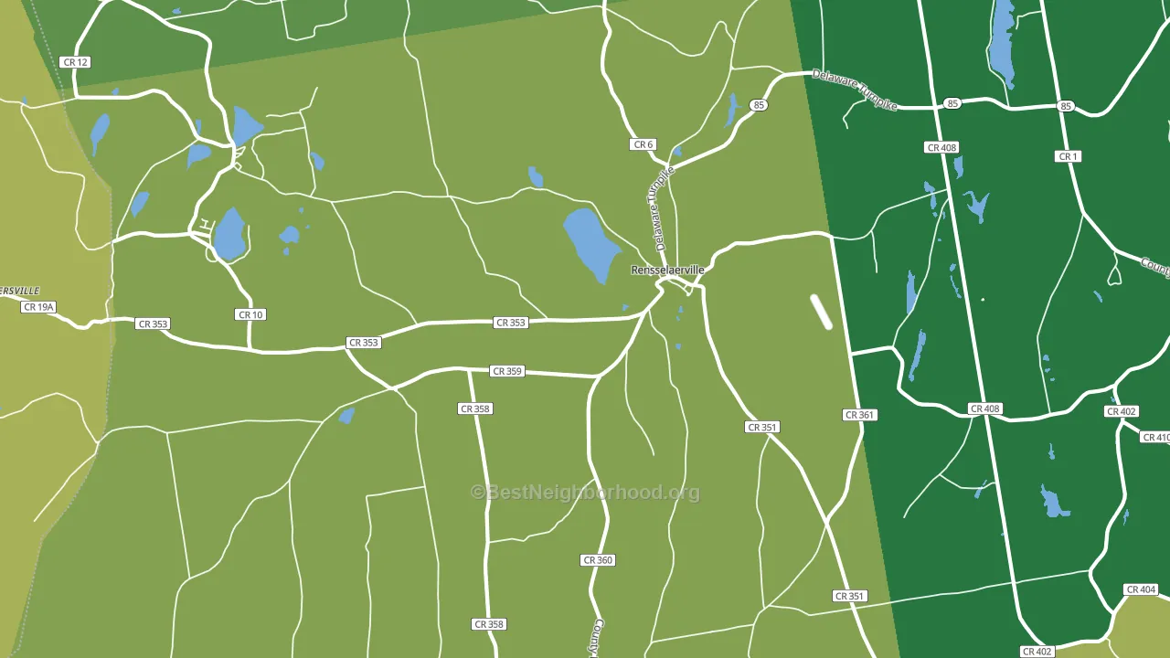 12147, NY block-group voter-turnout map