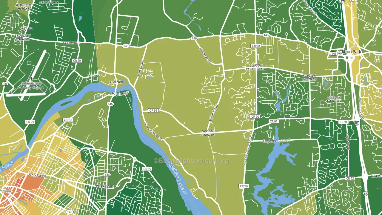 12148, NY block-group voter-turnout map