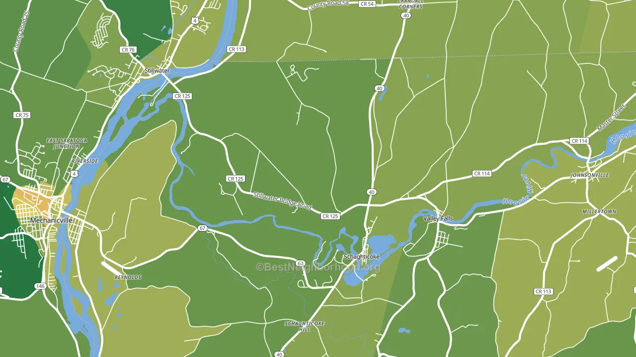 12154, NY block-group voter-turnout map
