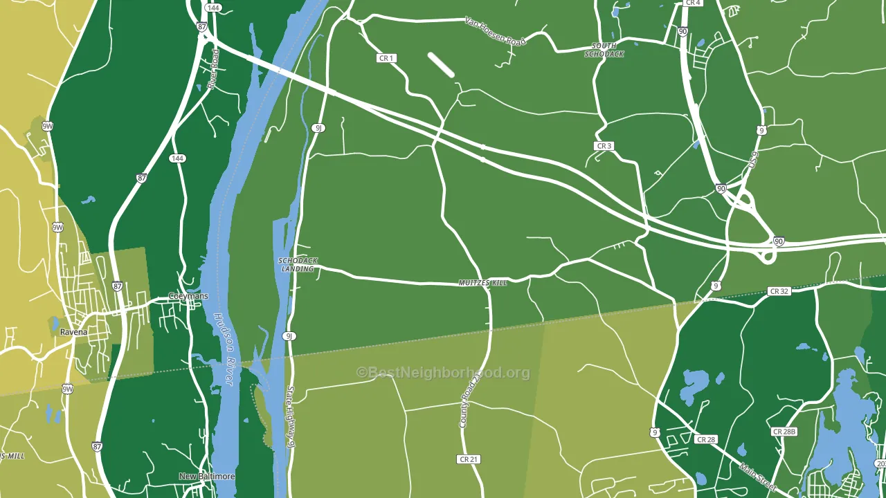 12156, NY block-group voter-turnout map