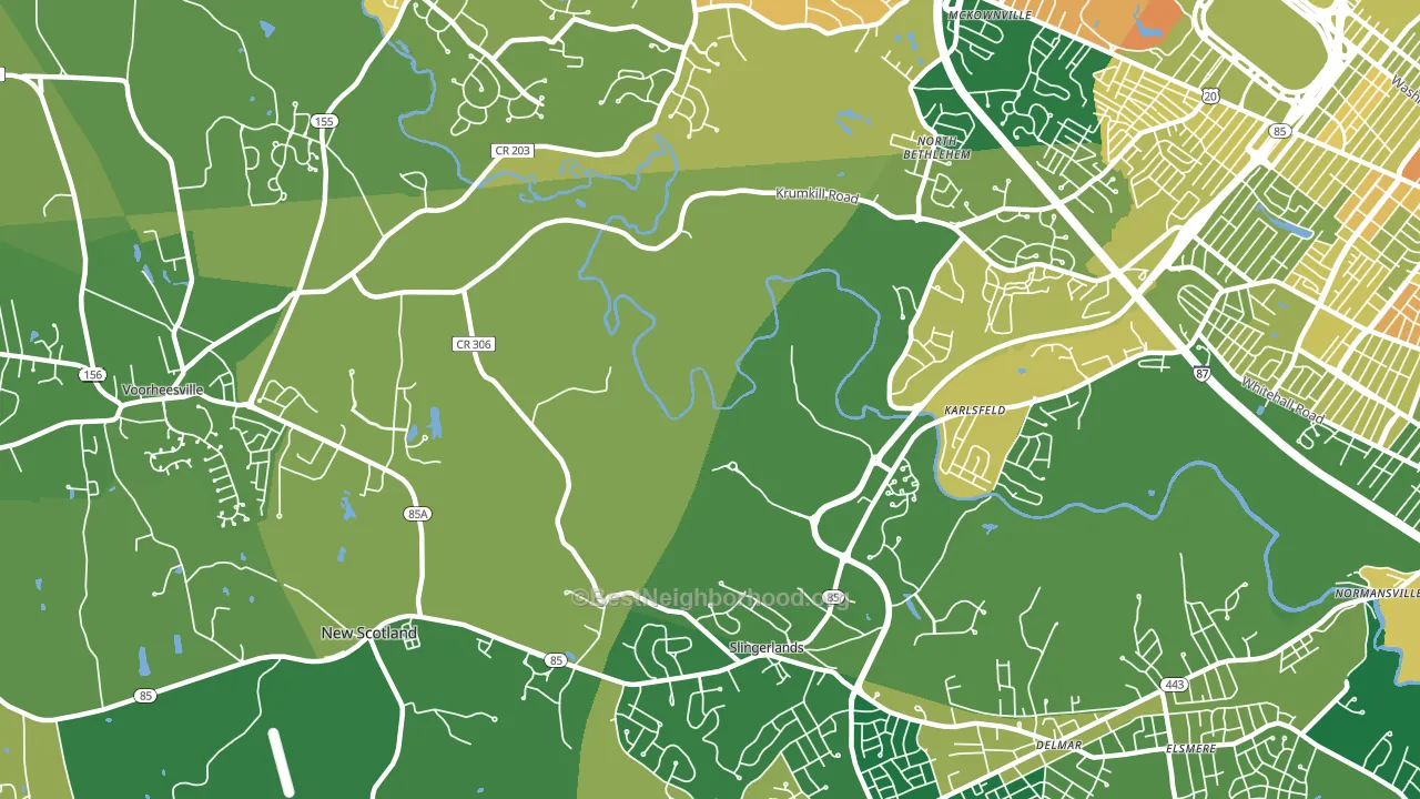12159, NY block-group voter-turnout map