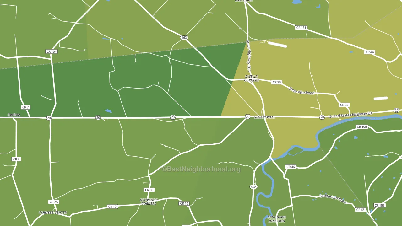 12160, NY block-group voter-turnout map