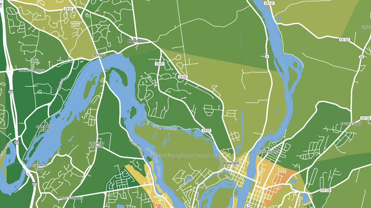 12188, NY block-group voter-turnout map