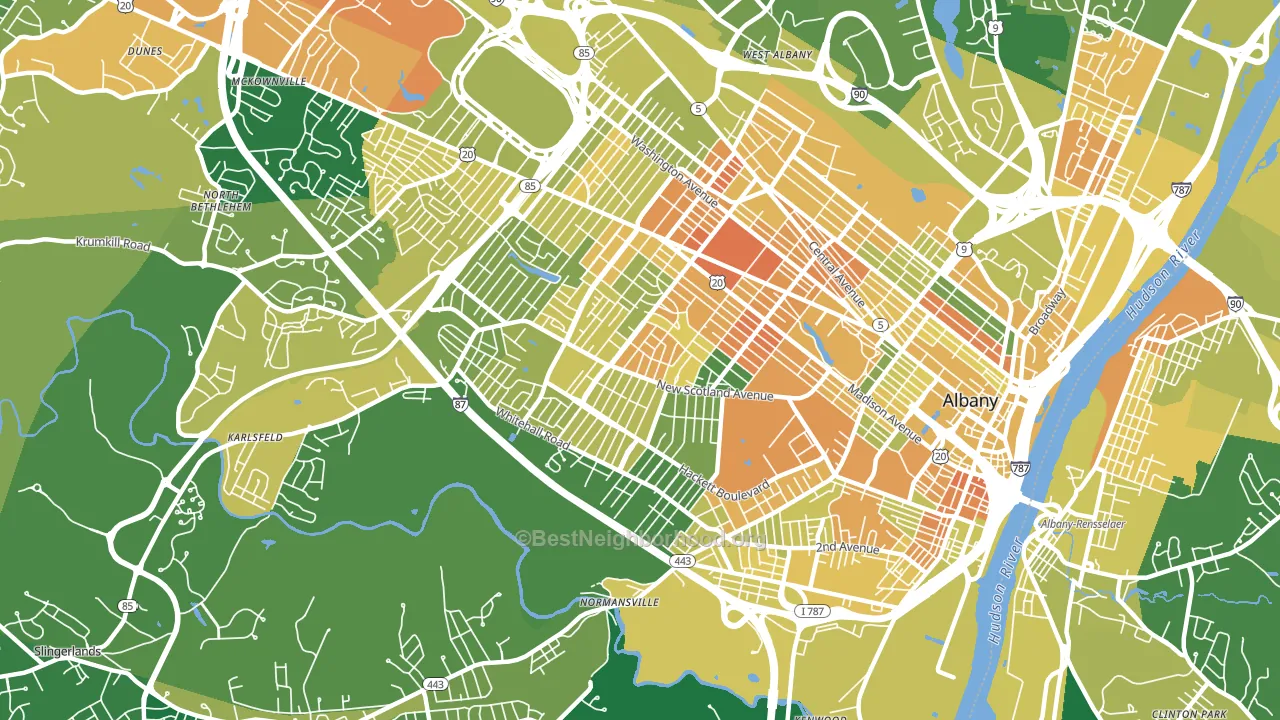 12208, NY block-group voter-turnout map