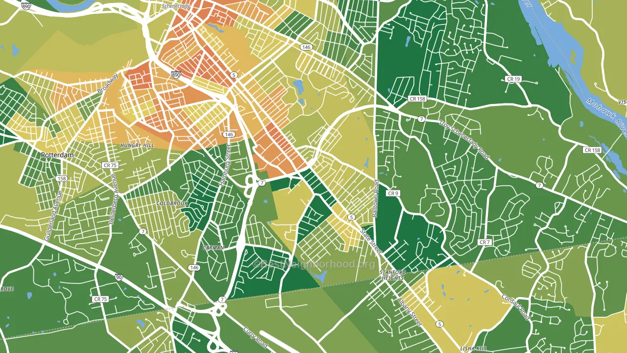 12304, NY block-group voter-turnout map