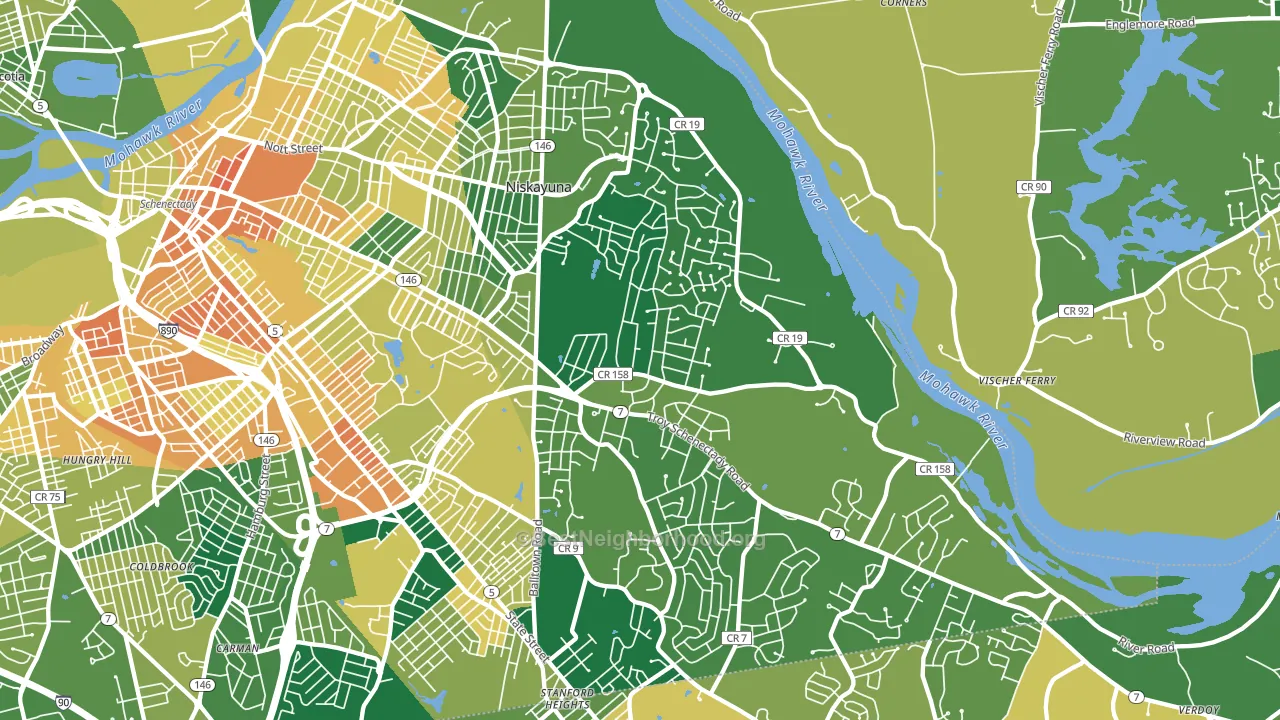 12309, NY block-group voter-turnout map