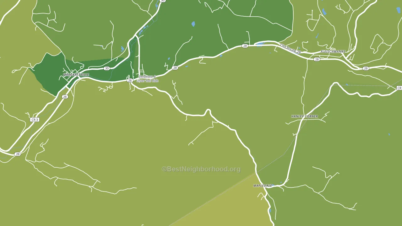 12406, NY block-group voter-turnout map