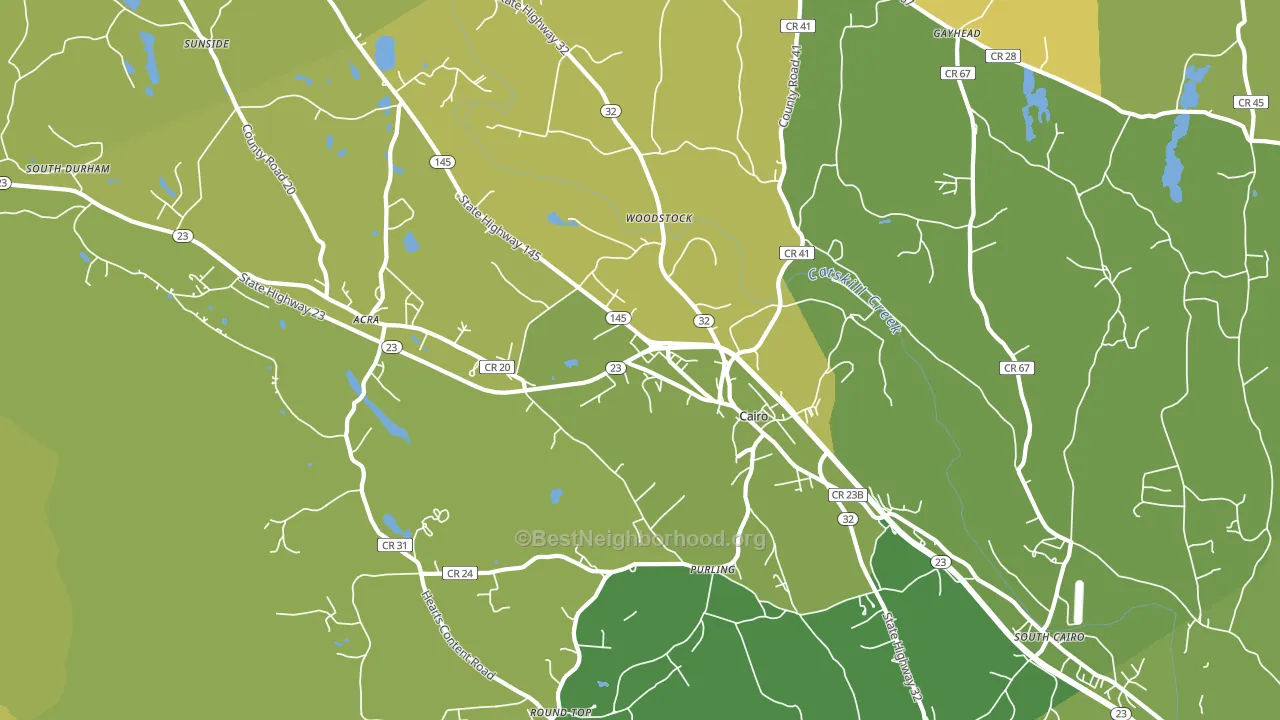 12413, NY block-group voter-turnout map