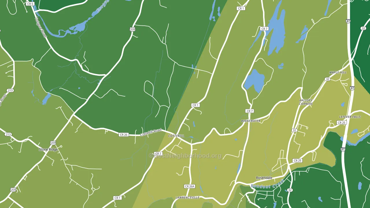 12419, NY block-group voter-turnout map
