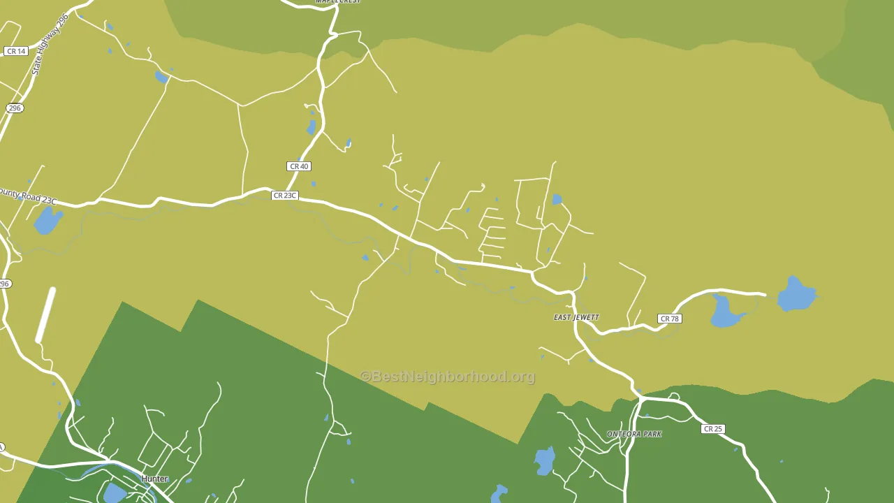 12424, NY block-group voter-turnout map