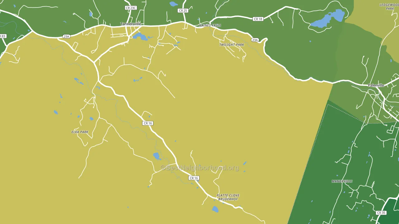 12427, NY block-group voter-turnout map