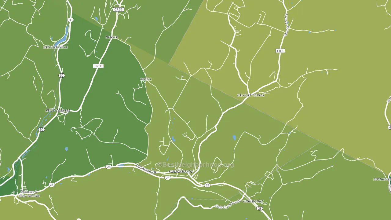 12430, NY block-group voter-turnout map