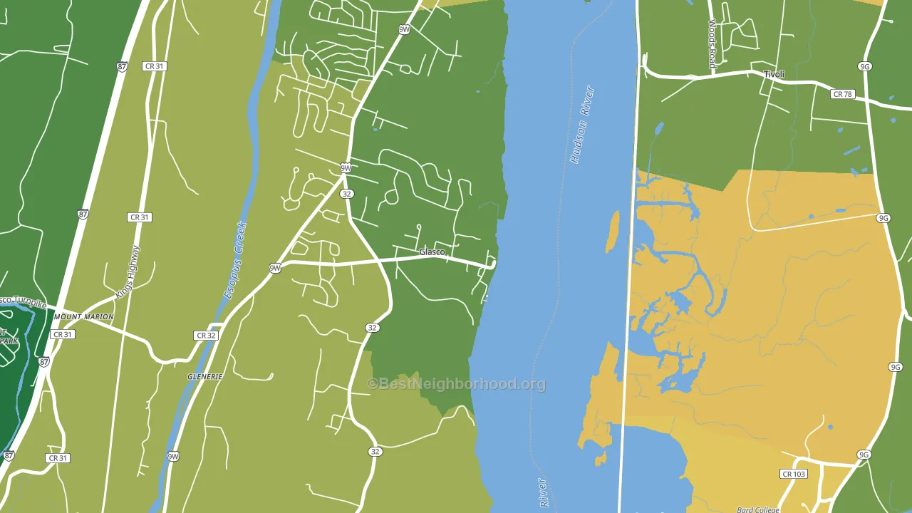 12432, NY block-group voter-turnout map