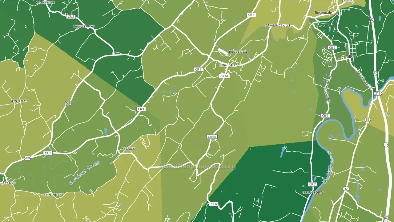12440, NY block-group voter-turnout map