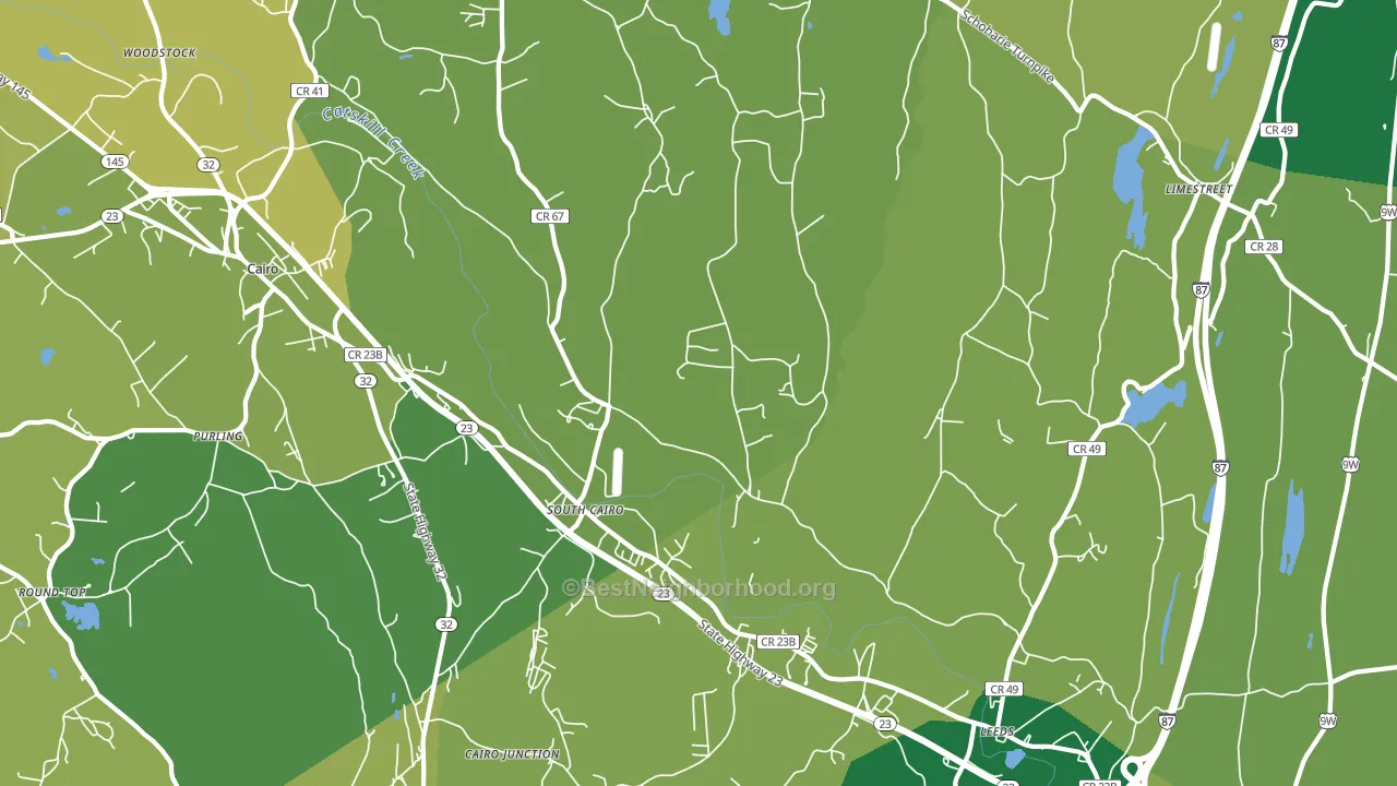 12451, NY block-group voter-turnout map