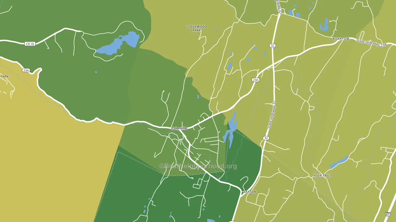 12463, NY block-group voter-turnout map