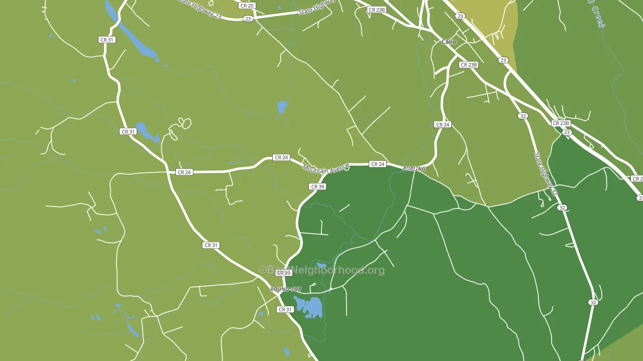 12470, NY block-group voter-turnout map