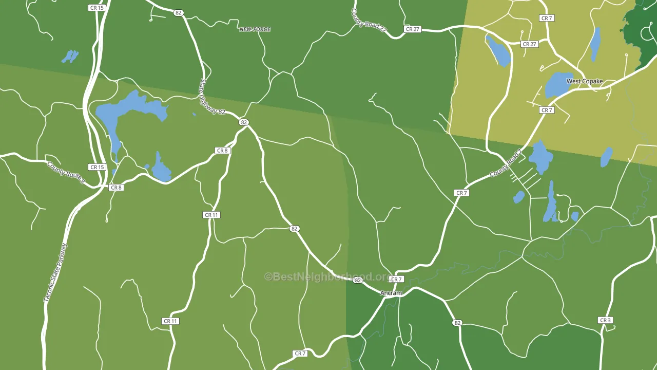 12502, NY block-group voter-turnout map
