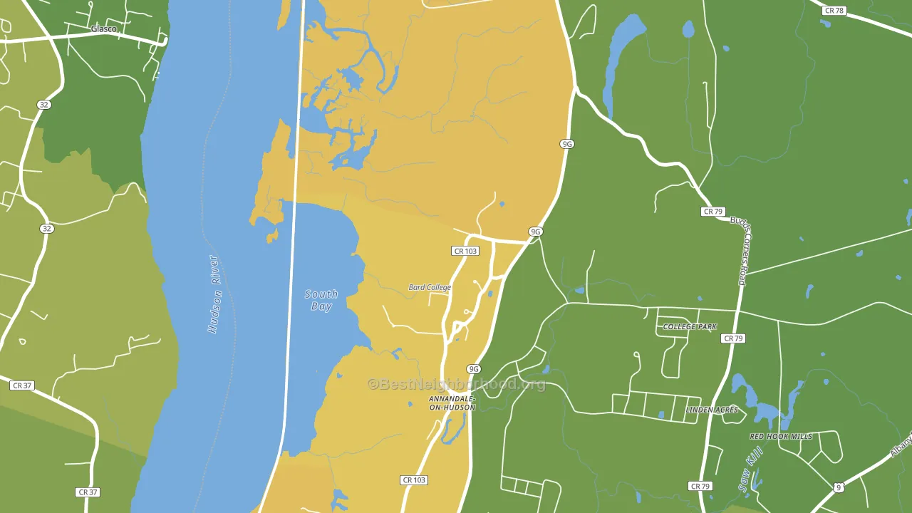 12504, NY block-group voter-turnout map