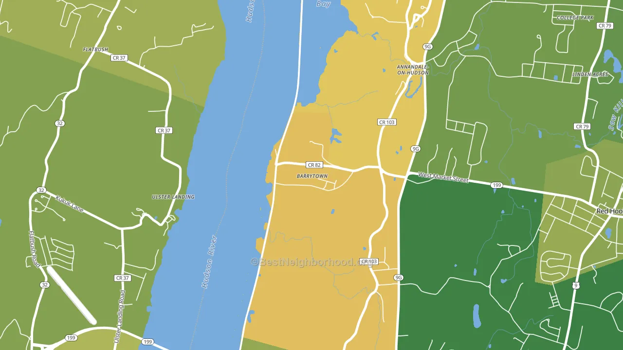 12507, NY block-group voter-turnout map